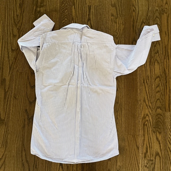 Michael Kohrs White / Purple along Sleeve Button Up Dress Shirt - Picture 5 of 5